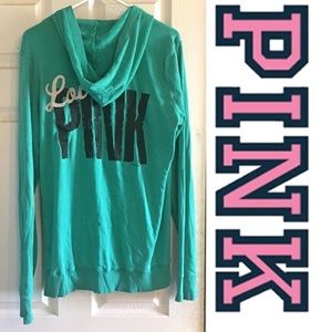 Pink by Victoria's Secret teal jacket